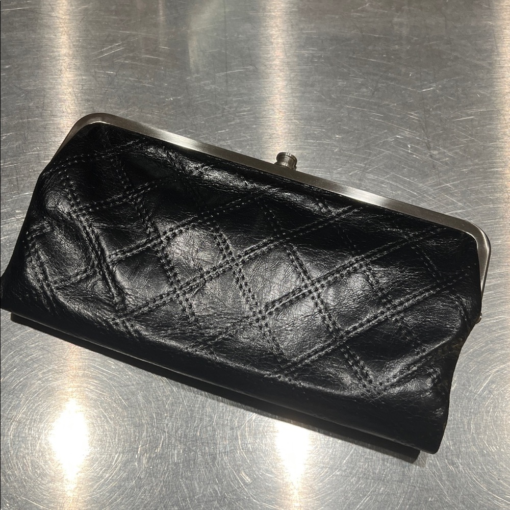 HOBO Black Leather Wallet